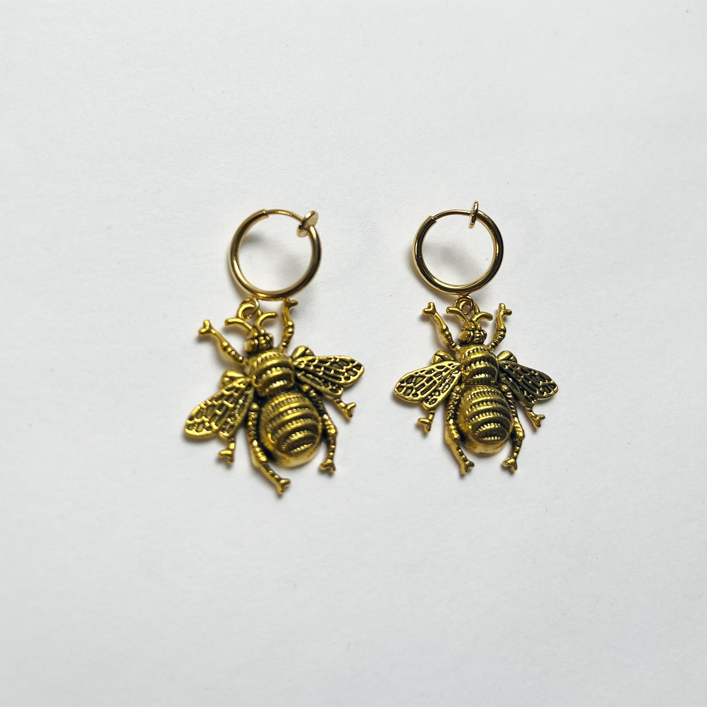 Honeybee golden earrings