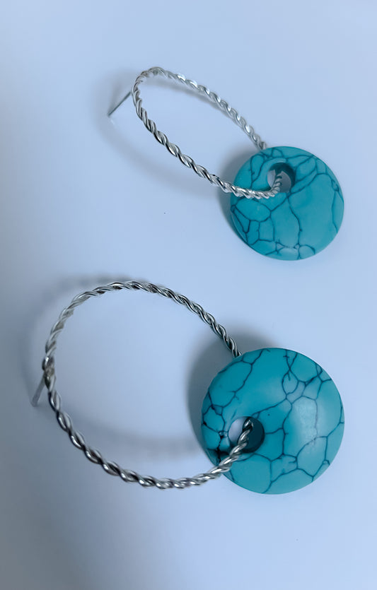 Alyssa earrings Turquoise