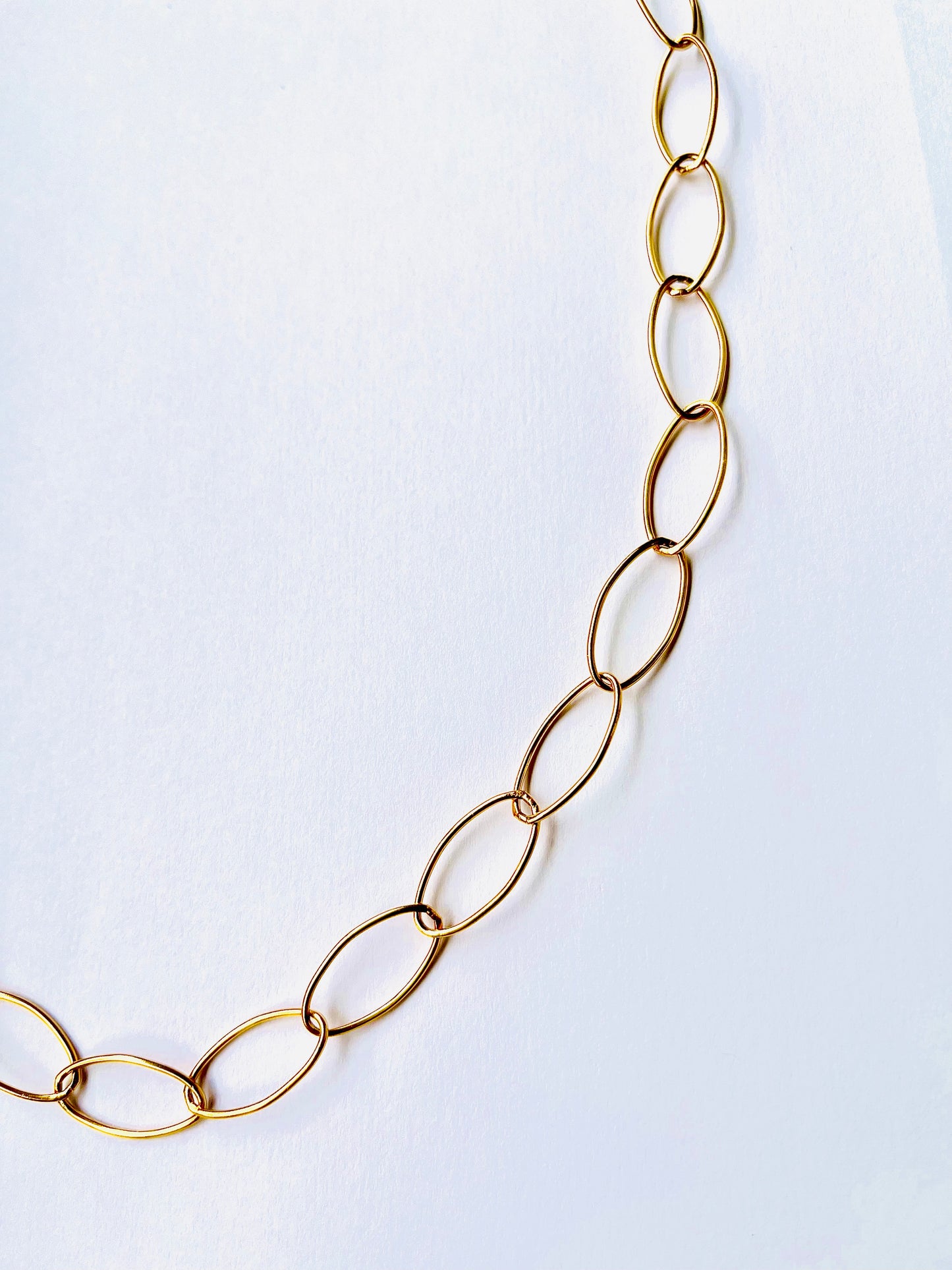Golden 14k oval Necklace