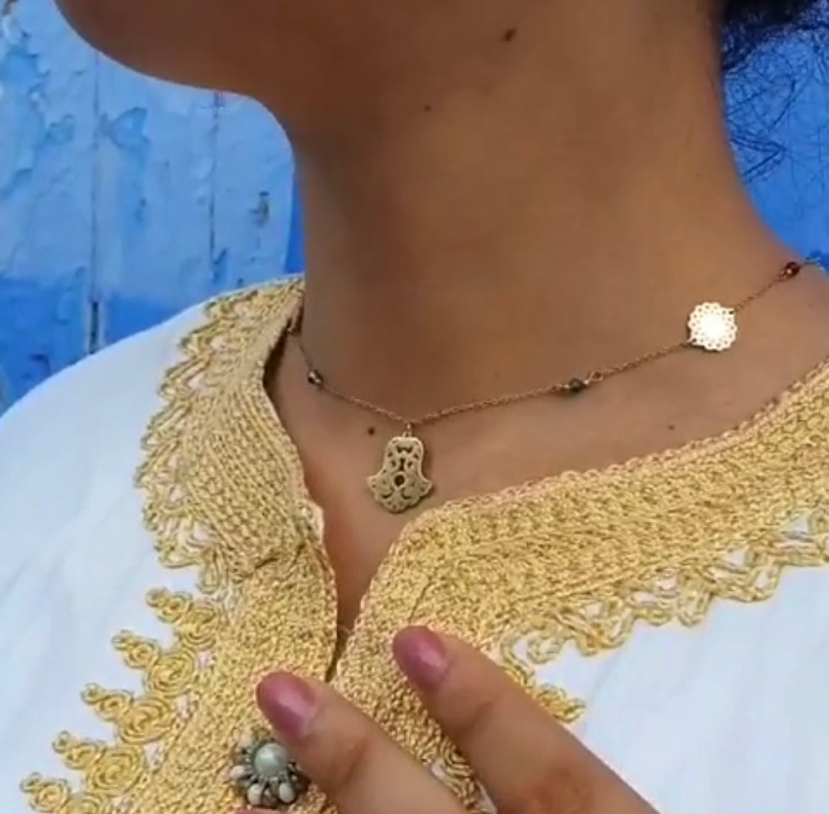 Gomsa necklace gold